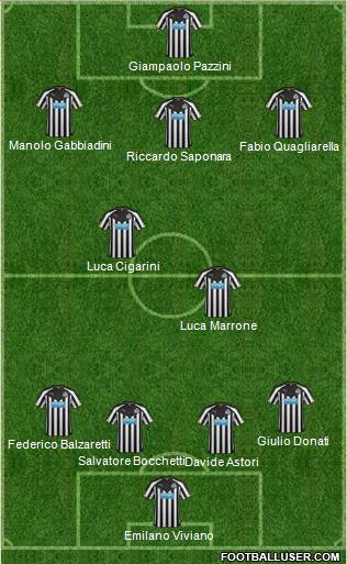 Newcastle United Formation 2014