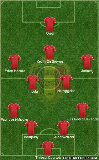 Belgium Formation 2014