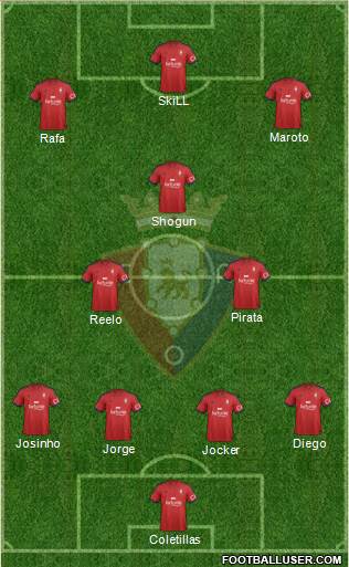 C. At. Osasuna Formation 2014