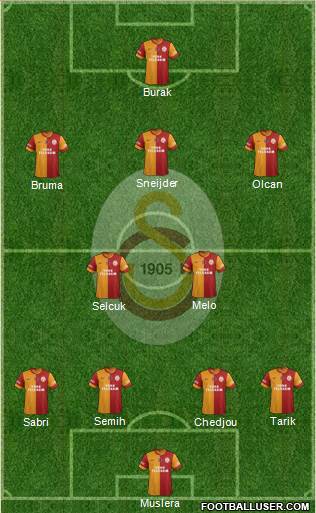 Galatasaray SK Formation 2014