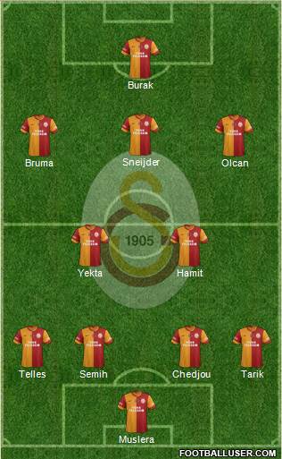 Galatasaray SK Formation 2014