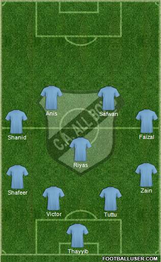 All Boys Formation 2014