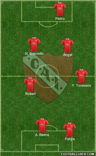Independiente Formation 2014
