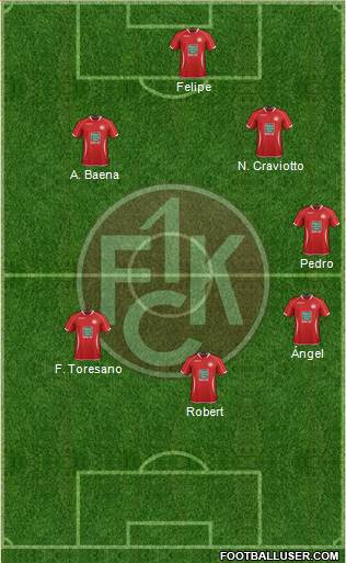 1.FC Kaiserslautern Formation 2014