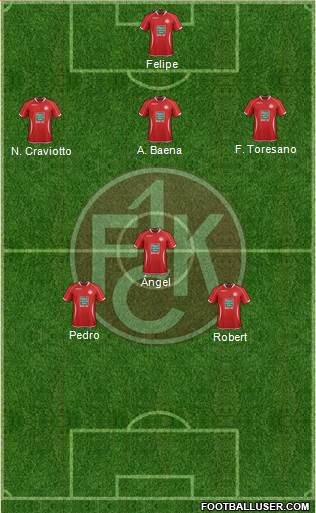 1.FC Kaiserslautern Formation 2014