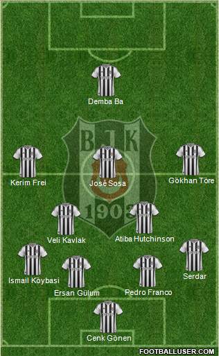 Besiktas JK Formation 2014