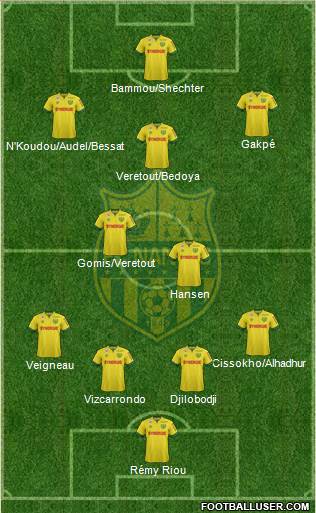 FC Nantes Formation 2014