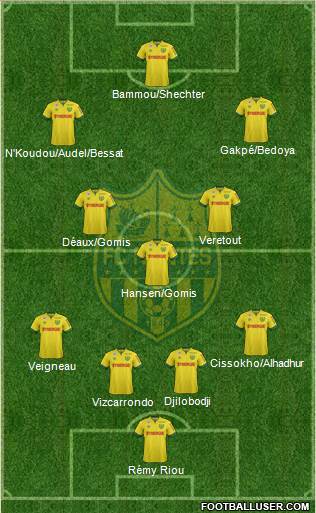 FC Nantes Formation 2014