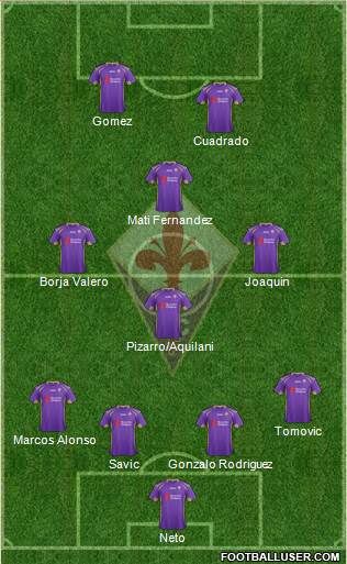 Fiorentina Formation 2014