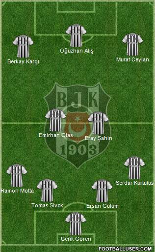Besiktas JK Formation 2014