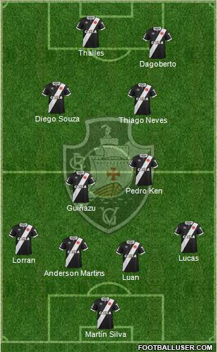 CR Vasco da Gama Formation 2014