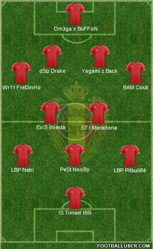 Belgium Formation 2014