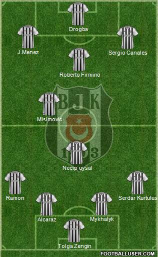Besiktas JK Formation 2014