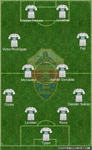 Elche C.F., S.A.D. Formation 2014