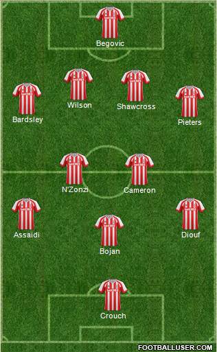 Stoke City Formation 2014