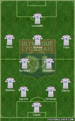Olympique Lyonnais Formation 2014