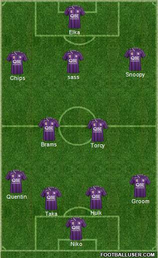 Perth Glory Formation 2014