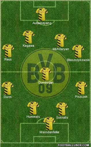 Borussia Dortmund Formation 2014