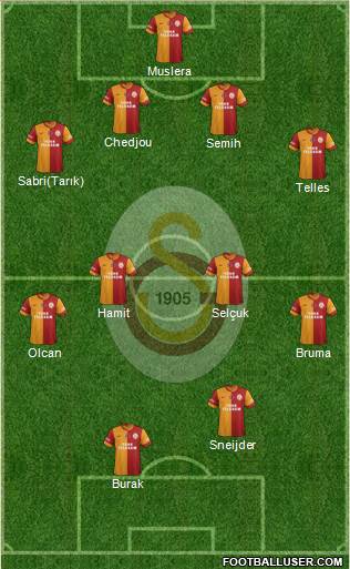 Galatasaray SK Formation 2014
