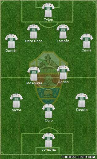 Elche C.F., S.A.D. Formation 2014