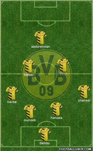 Borussia Dortmund Formation 2014