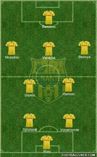 FC Nantes Formation 2014