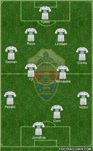 Elche C.F., S.A.D. Formation 2014