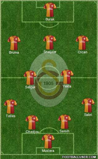 Galatasaray SK Formation 2014
