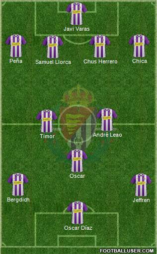 R. Valladolid C.F., S.A.D. Formation 2014