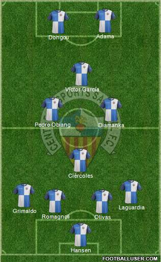 C.E. Sabadell Formation 2014