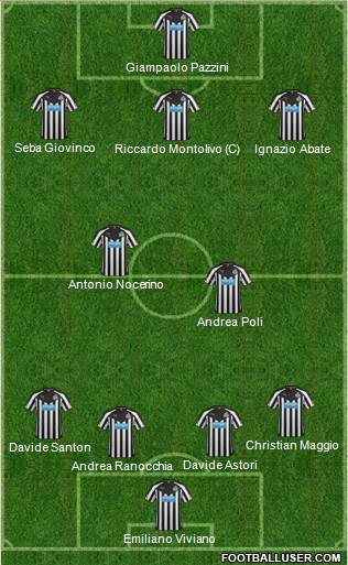 Newcastle United Formation 2014