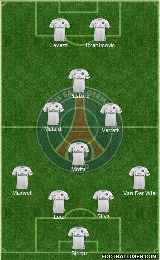 Paris Saint-Germain Formation 2014