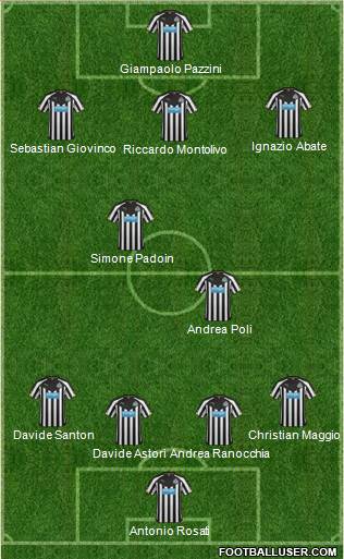 Newcastle United Formation 2014