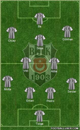 Besiktas JK Formation 2014