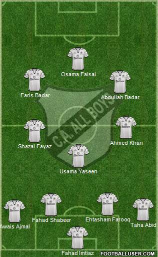 All Boys Formation 2014