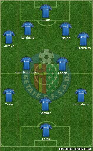Getafe C.F., S.A.D. Formation 2014
