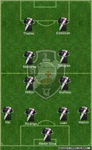 CR Vasco da Gama Formation 2014