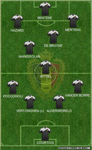 Belgium Formation 2014
