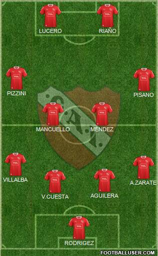 Independiente Formation 2014