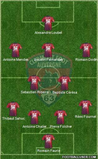 Clermont Foot Auvergne 63 Formation 2014