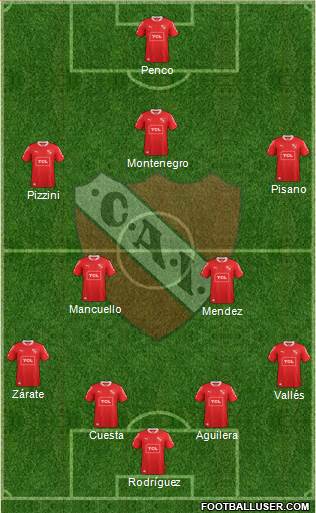 Independiente Formation 2014
