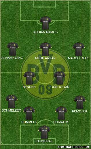 Borussia Dortmund Formation 2014