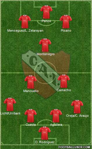 Independiente Formation 2014