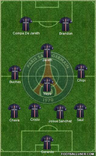 Paris Saint-Germain Formation 2014