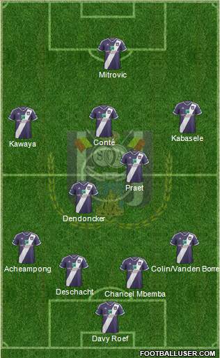 RSC Anderlecht Formation 2014