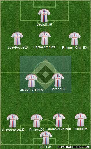 Hamburger SV Formation 2014
