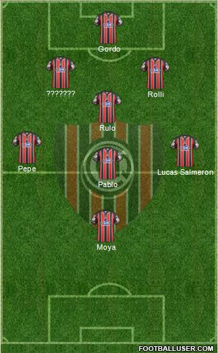 Chacarita Juniors Formation 2014