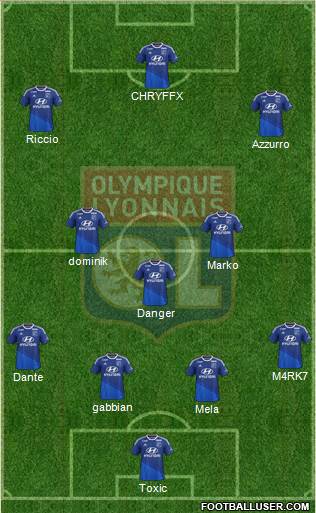 Olympique Lyonnais Formation 2014