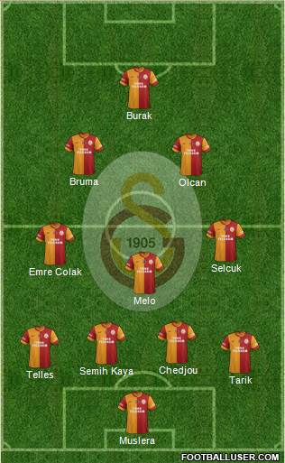 Galatasaray SK Formation 2014