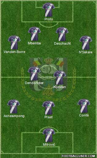 RSC Anderlecht Formation 2014